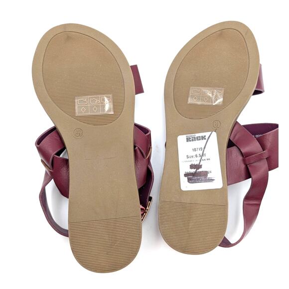 Journee Collection Lavine Slingback Sandals Women's Raspberry Size US6.5W EU37 - Picture 8 of 11